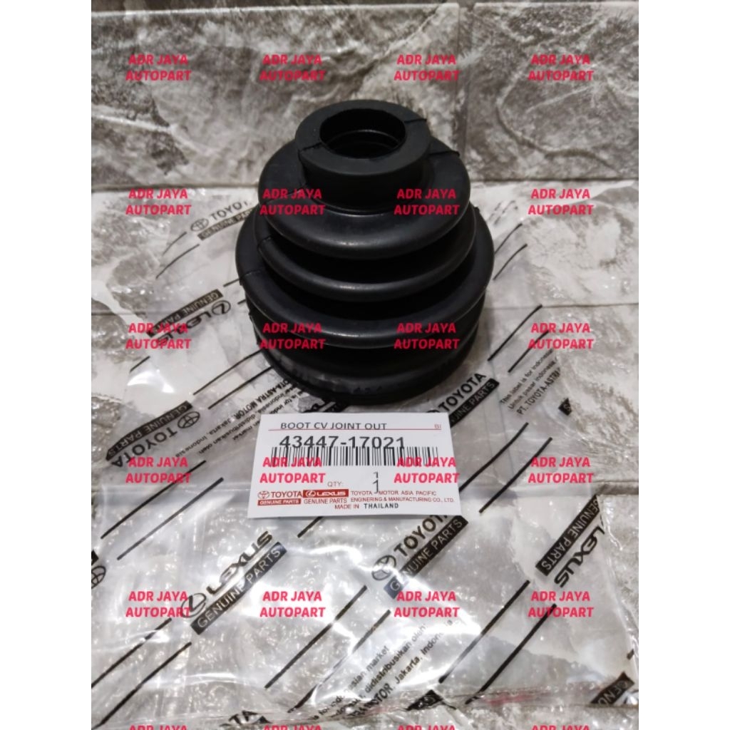 Karet Boot CV Joint Luar Vios Yaris Soluna 1pcs Original 43447-17021
