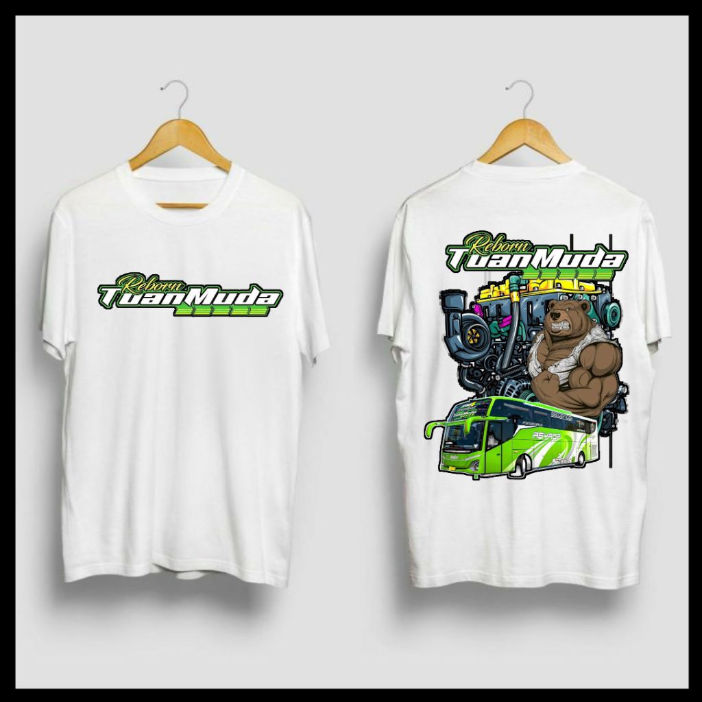 Kaos Bus Tuan Muda JB5 - Kaos Anak Bus Basuri Mania Indonesia