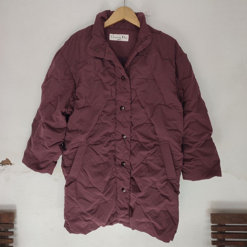 Christian Dior Maroon  Coat Jacket