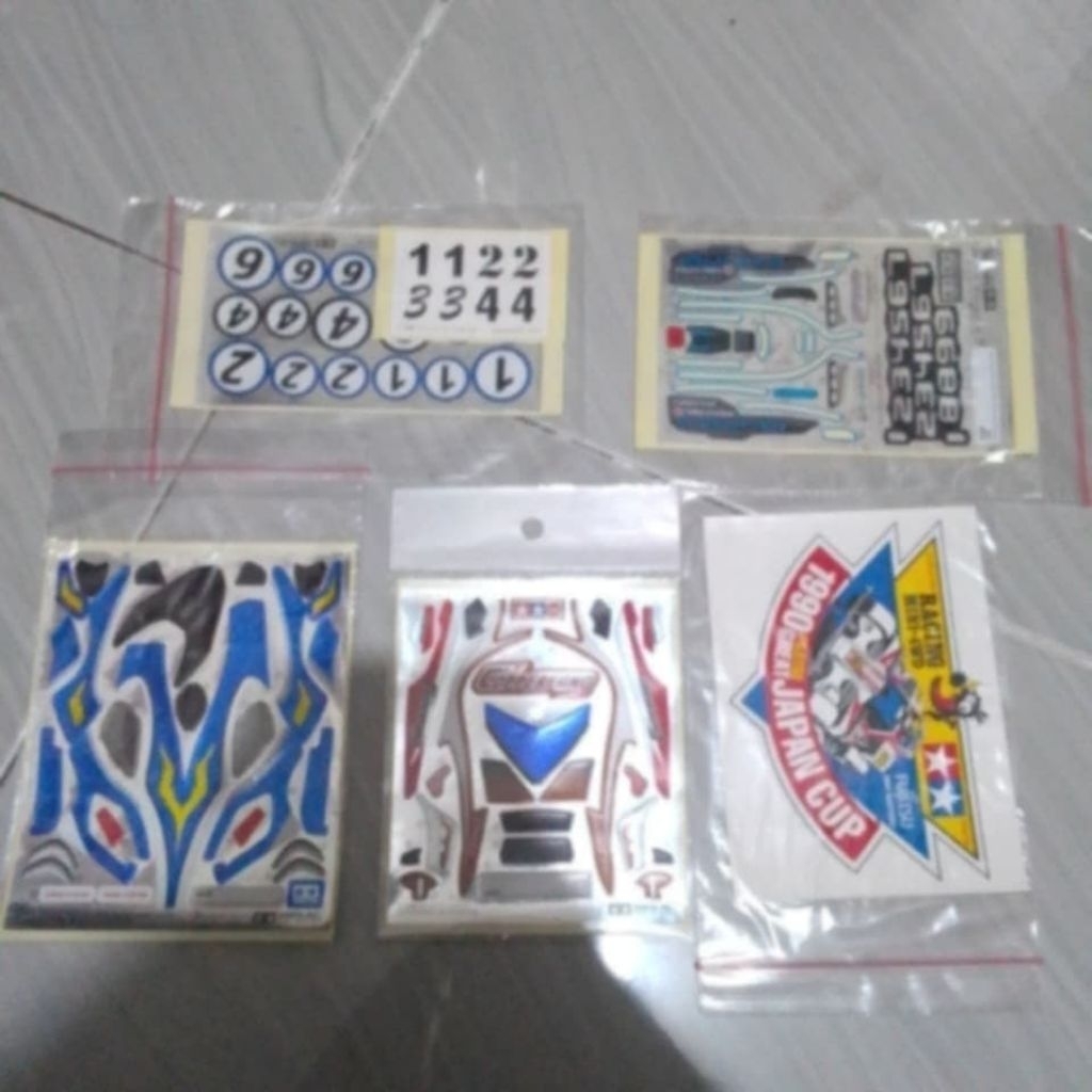 

sticker body tamiya / sticker japan cup original