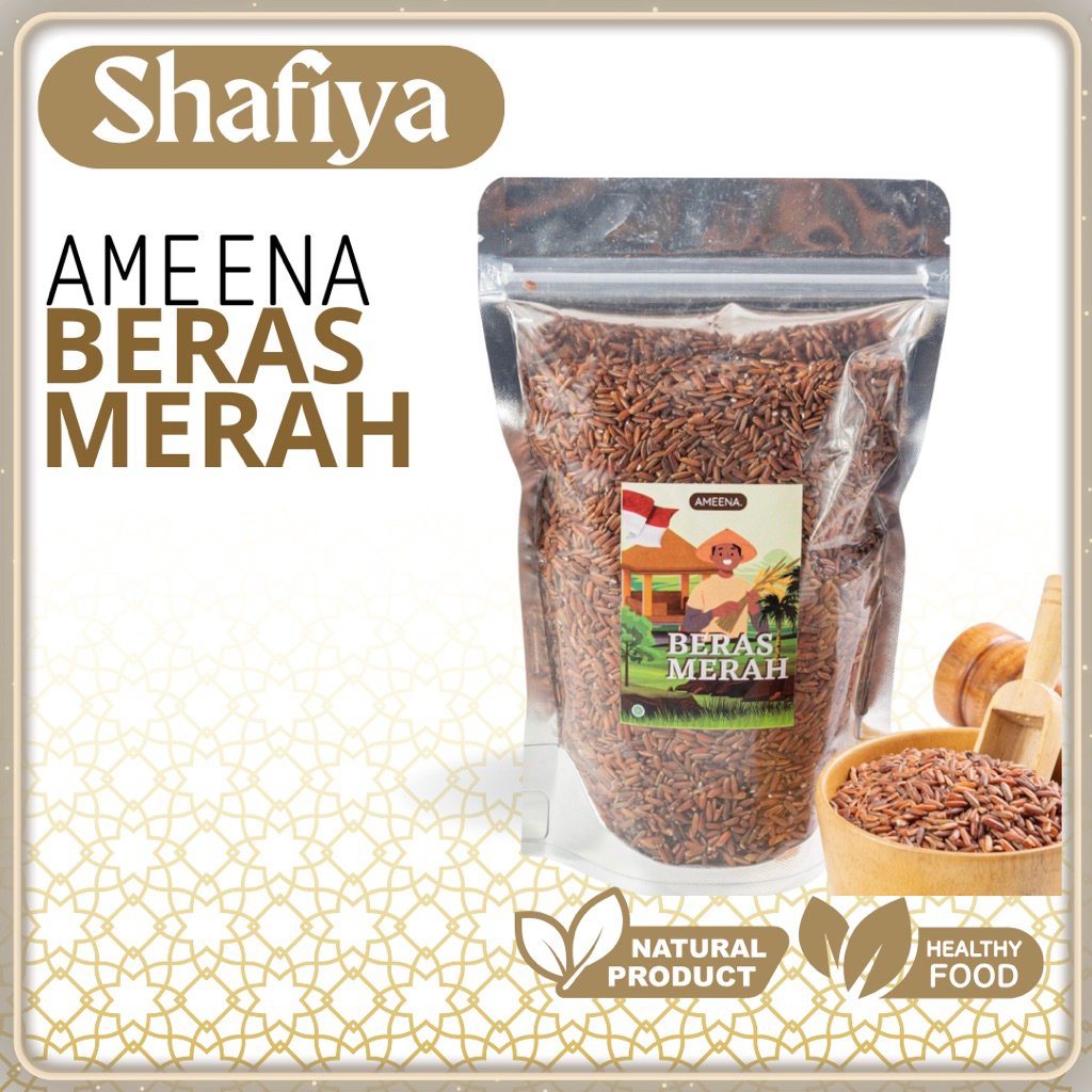 

Beras Merah Organik 500GR | Ameena Premium Quality