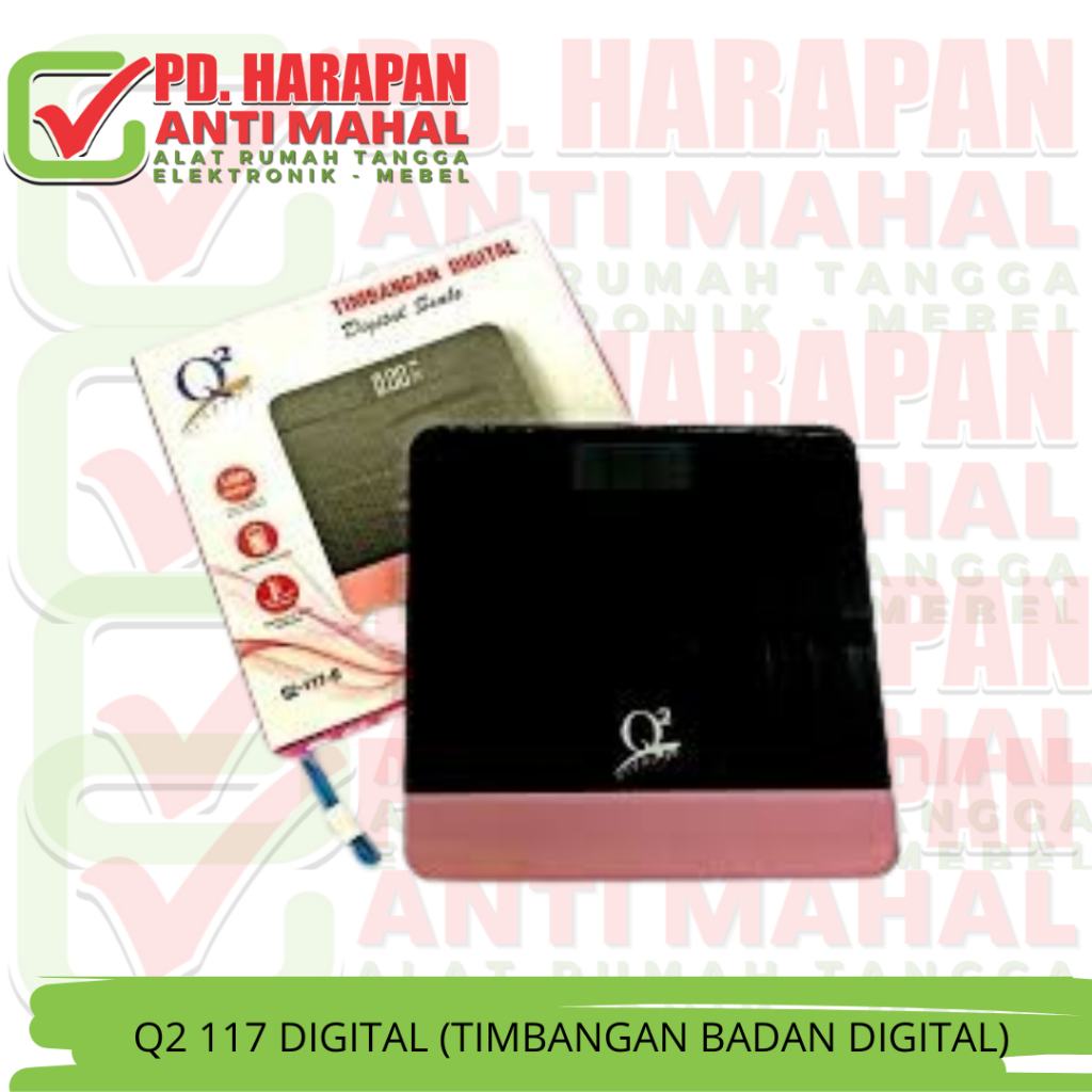 Q2 117 DIGITAL (TIMBANGAN BADAN DIGITAL)/ TIMBANGAN BADAN DIGITA/ TIMBANGAN DIGITAL