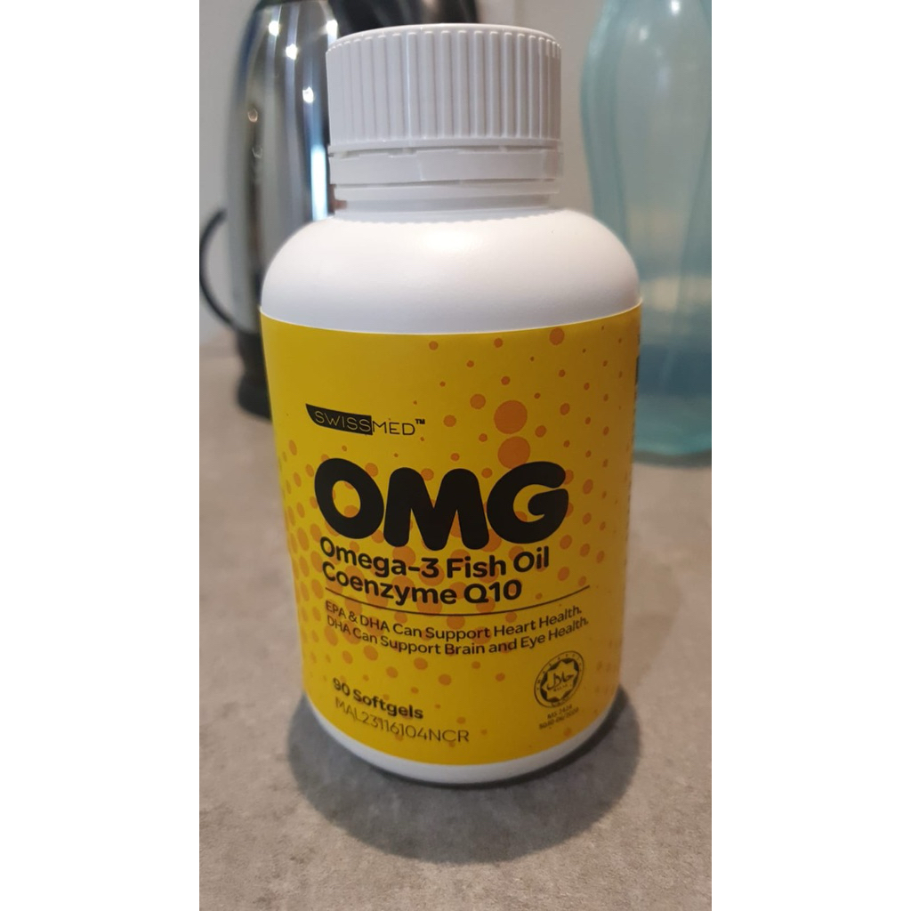 swissmed OMG omega 3 fish oil coenzyme Q10