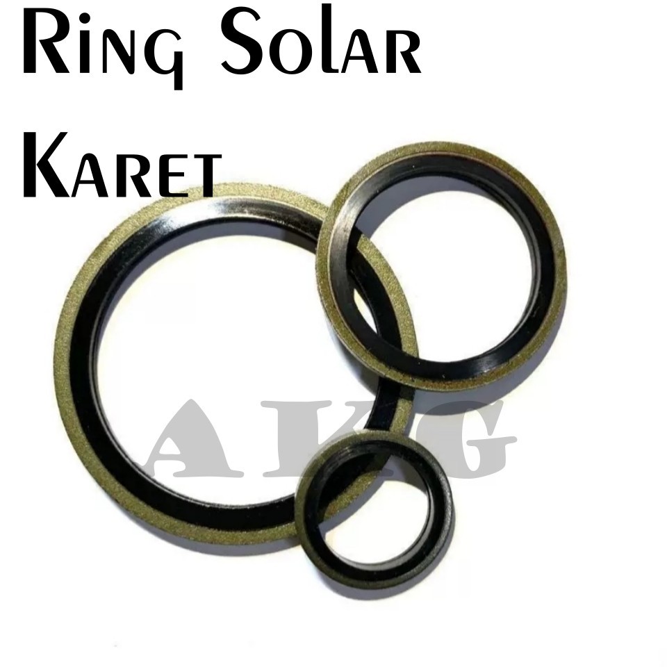Ring Baut Solar 8mm 10mm 12mm 14mm Washer Seal Ring Karet