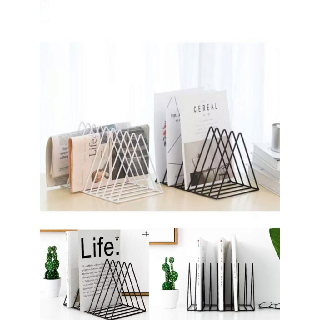 Book Holder / Pembatas Buku Minimalis / Rak Sekat Penyangga Buku