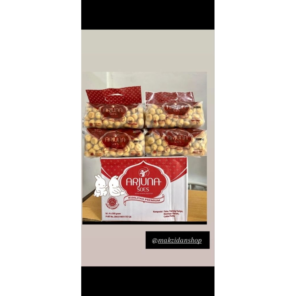 

Soes Coklat Merk Arjuna Premium Rapuh