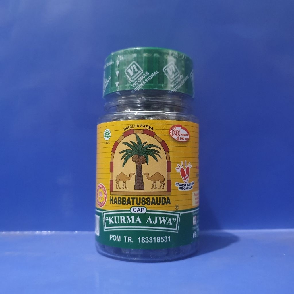 

Habbatussauda Kurma Ajwa 120 kapsul