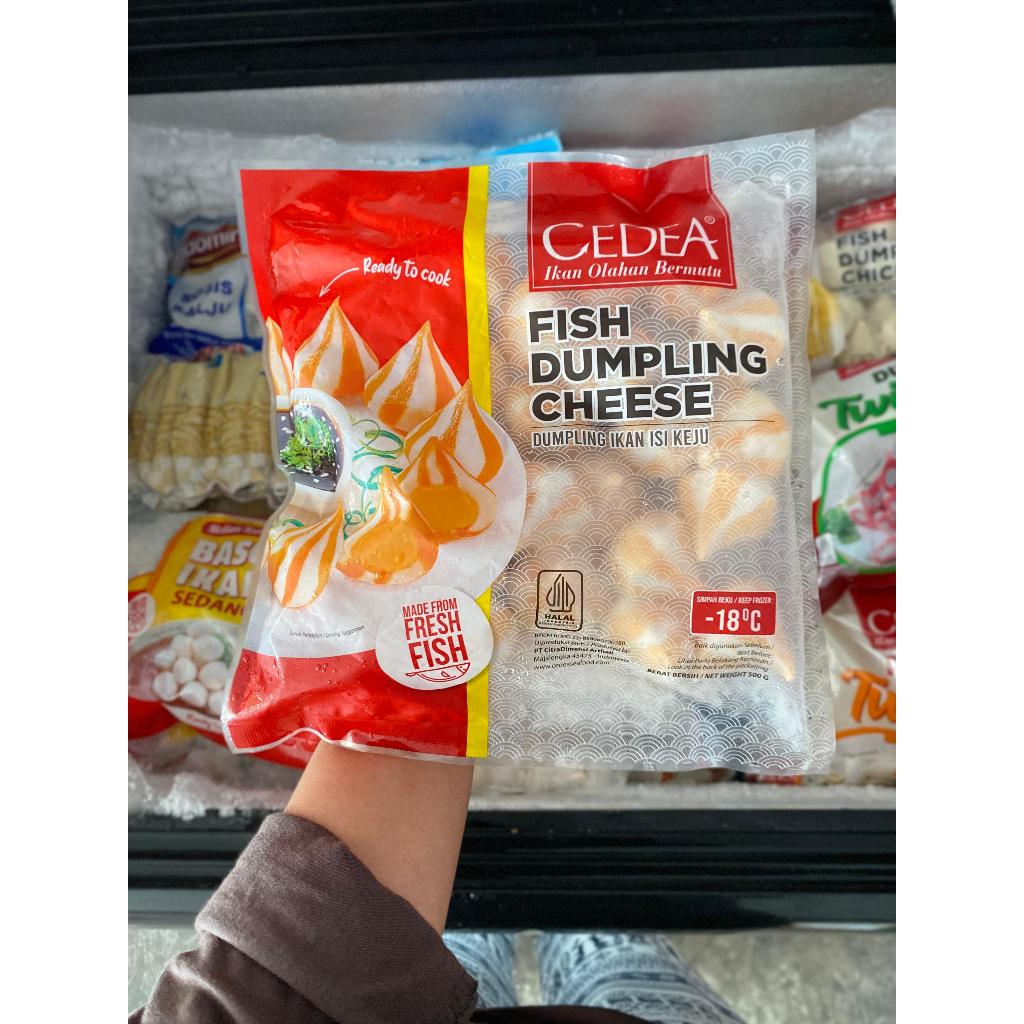 

CEDEA DUMPLING KEJU 500gr / FISH DUMPLING CHEESE / DAMPLING / TOPPING SEBLAK / AYU PUTRI FROZEN FOOD