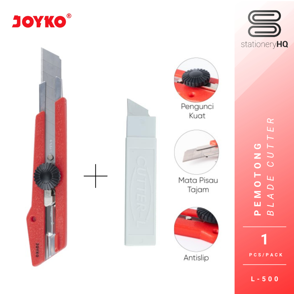 

Cutter + Isi Pisau Besar Joyko L-500