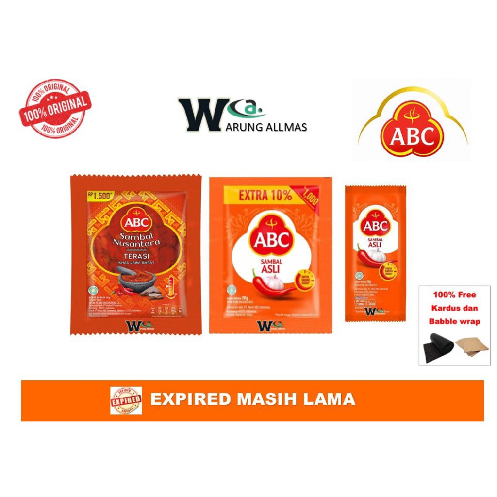 

sambal ABC Nusantara dan Saos ABC