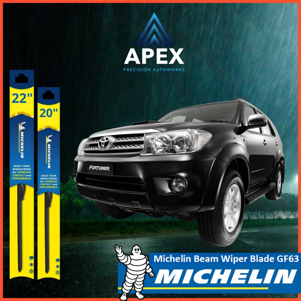 MICHELIN FRAMELESS WIPER GF63 FOR FORTUNER 2005 - 2010