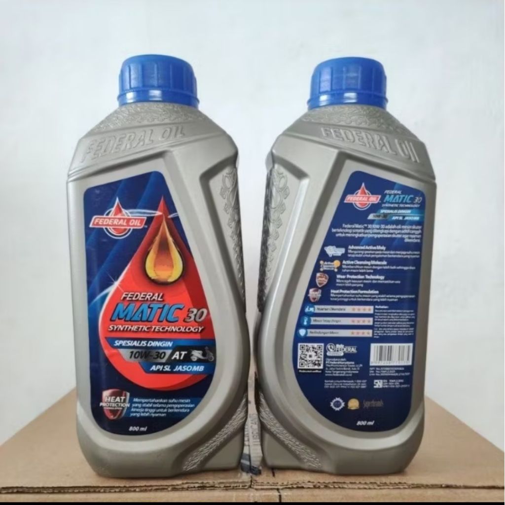 FEDERAL OIL MATIC 30 ECOMAXX 800ml OLI SAE 10W-30 API SL