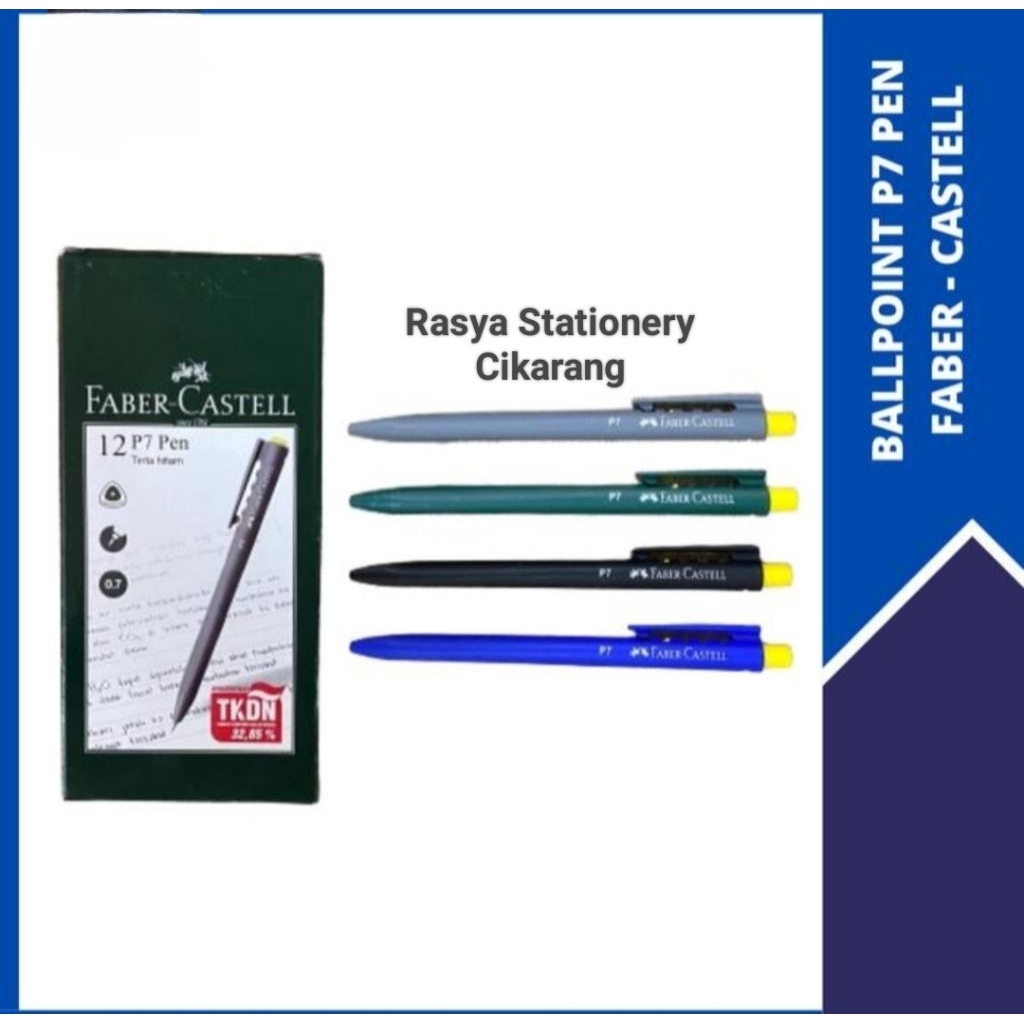 

Faber - Castell Ballpoint Pen P7 Tinta Hitam