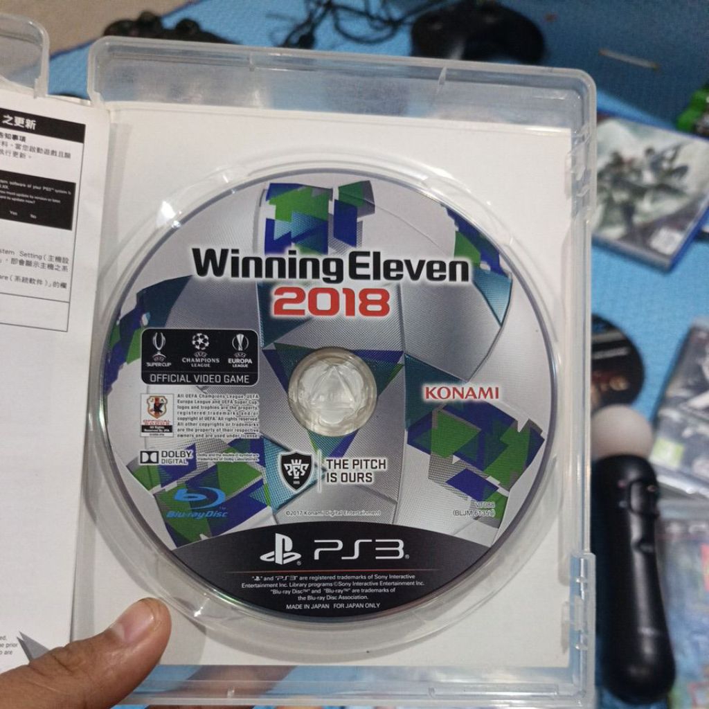BD GAME PS3 Winning Eleven 2018 ( Original )