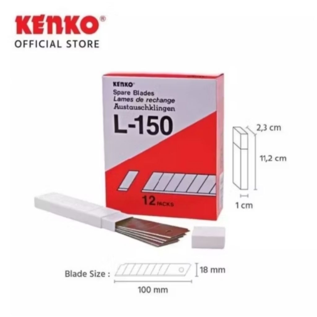

Isi Cutter Kenko L-150 /12 Pak