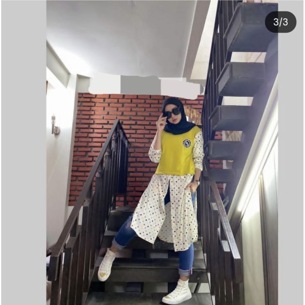 EsEmEl Tunik Polkadot