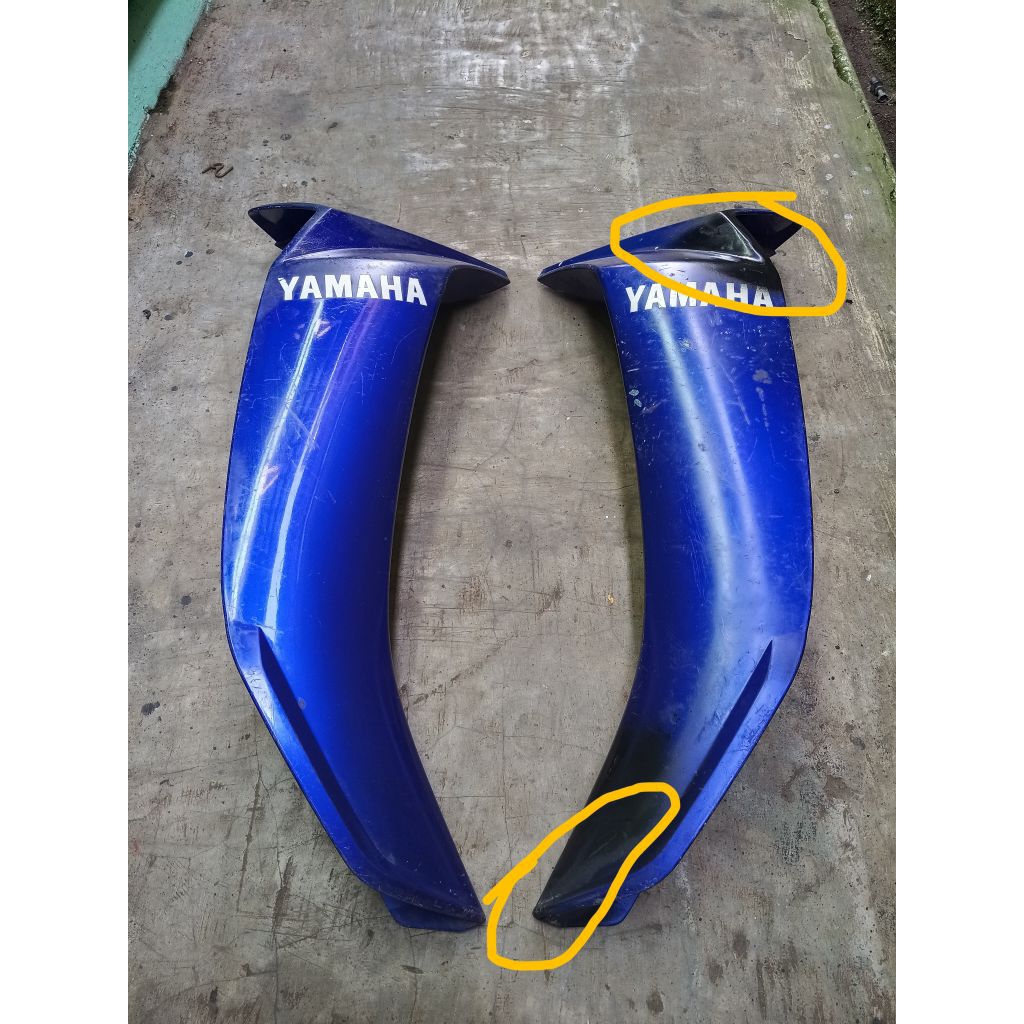 Cover sayap depan yamaha vega r new original 2nd lepasan motor