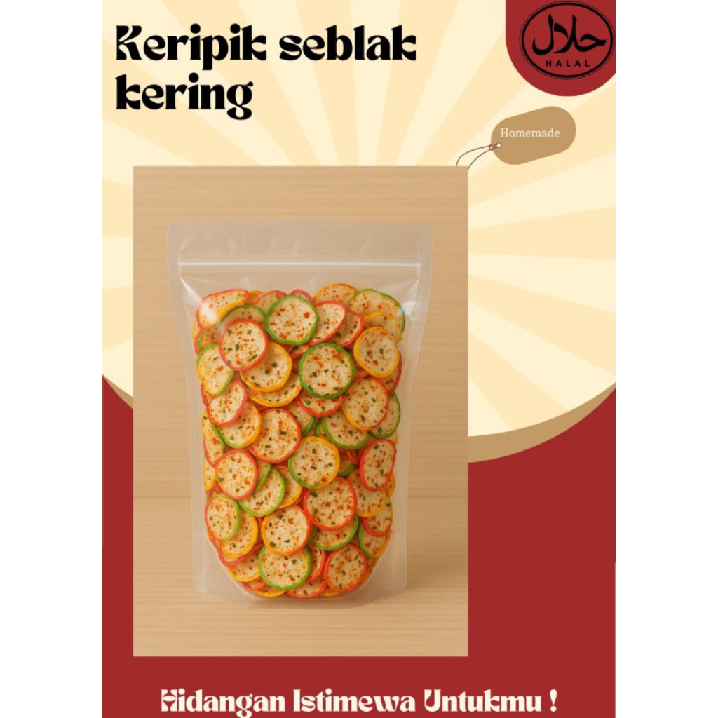 

Keripik seblak kering 150-200gram