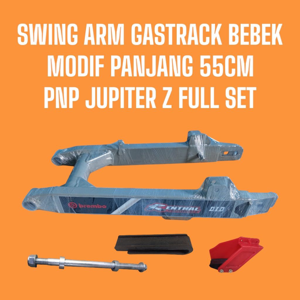 SWING ARM GASTRACK BEBEK TRAIL MODEL KX PNP JUPITER Z CUSTOM PANJANG 55CM