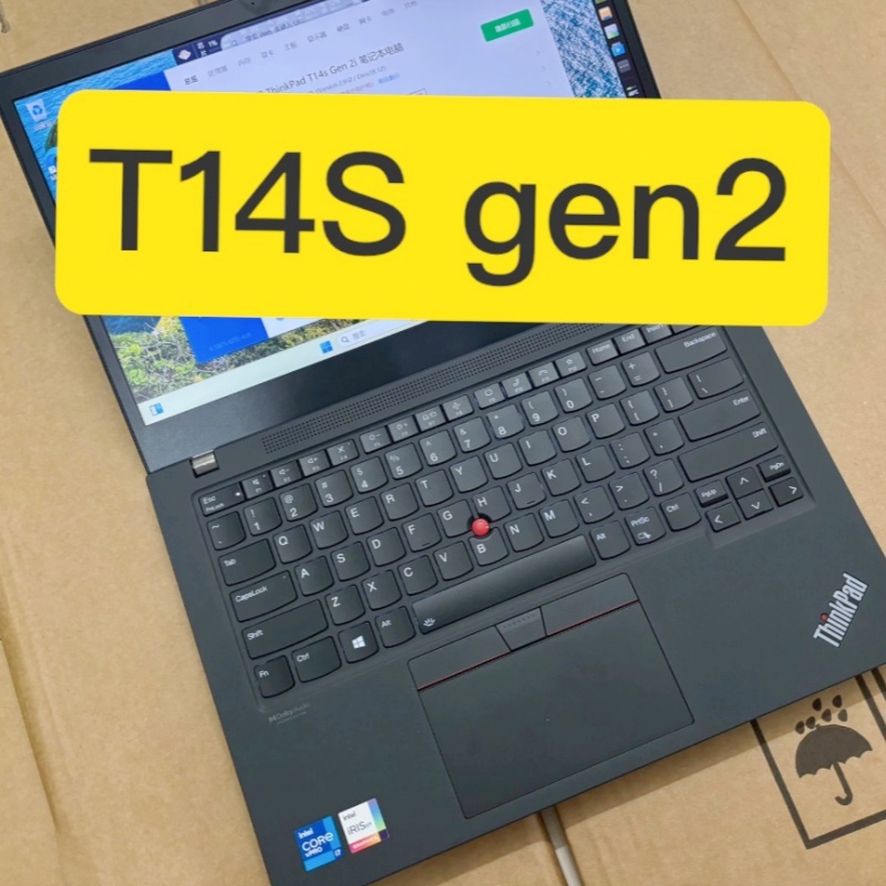 ThinkPad T14S Gen 2 i5 11th 1145g7 2.6GHZ 1920*1080 IPS16g ddr4 512g ssd 95% Bura Laptop/ ThinkPad T
