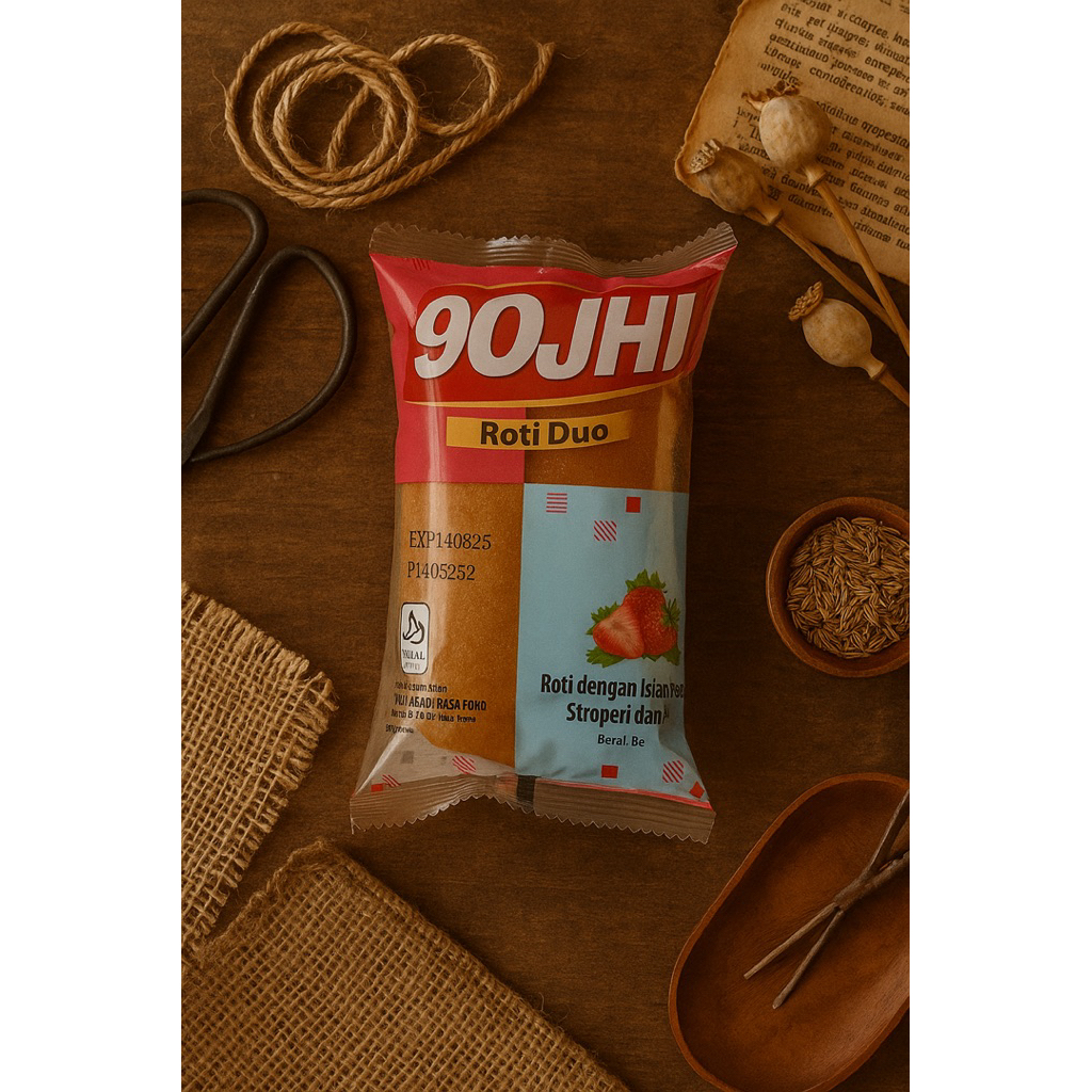 

READY ROTI MURAH OOJHI DUO ISI STROBERI