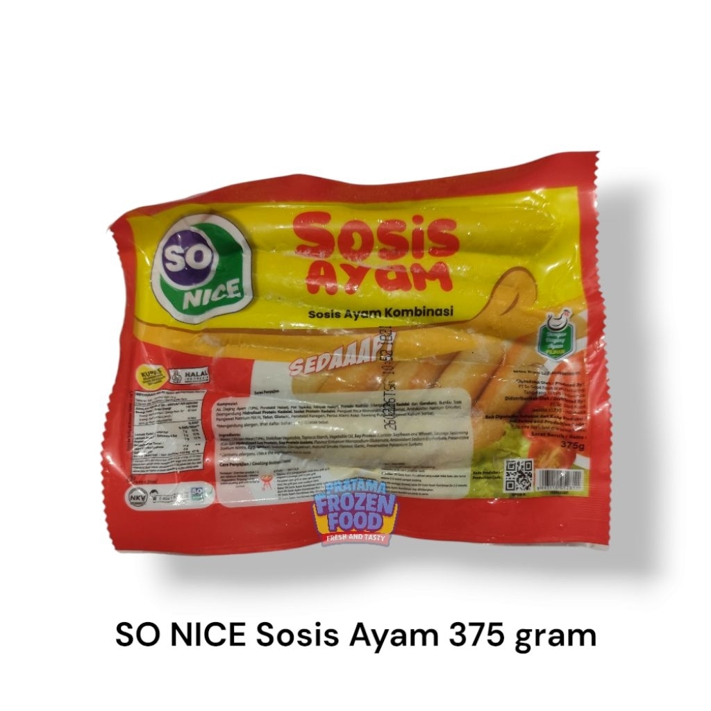

SO NICE sosis ayam 375gram