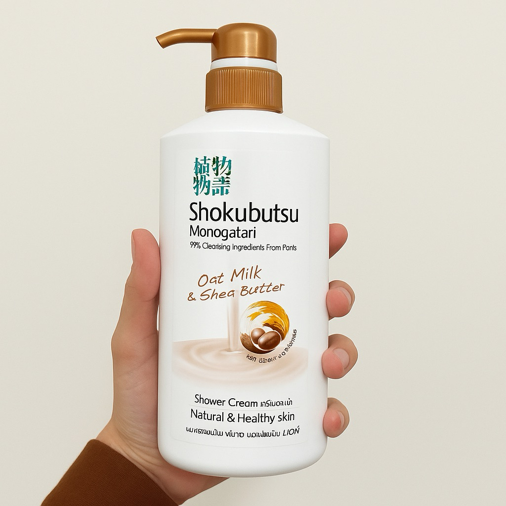 [READY STOK] 500 ml Shokubutsu Monogatari oat milk & shea butter Shower Cream – Phuwin Pick | 100% O