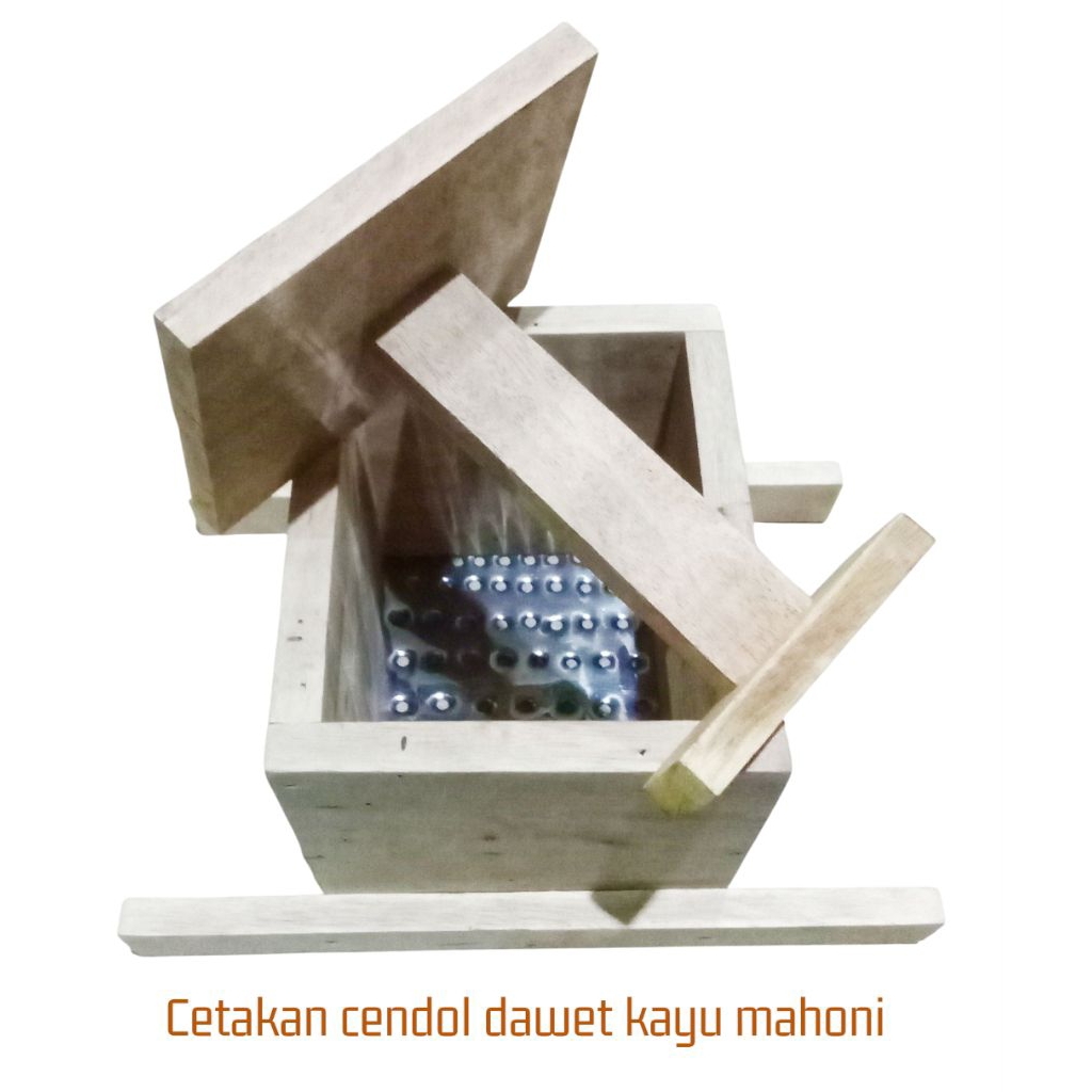 CETAKAN CENDOL DAWET KAYU MAHONI