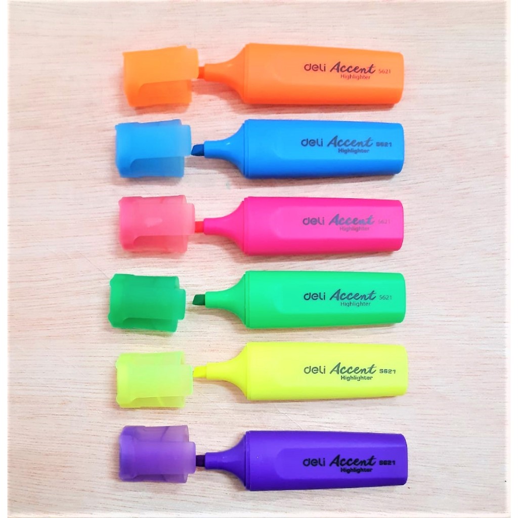 

Highlighter Marker DELI Fluorecent S621