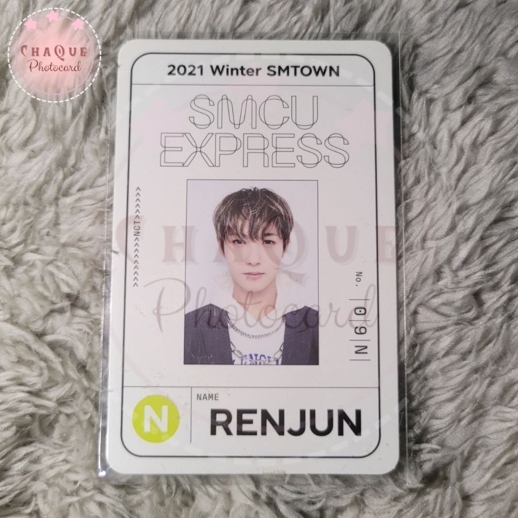 [READY] WTS PHOTOCARD OFFICIAL PASSCARD IDC ID CARD SMCU EXPRESS 2021 WINTER || RENJUN JUNGWOO