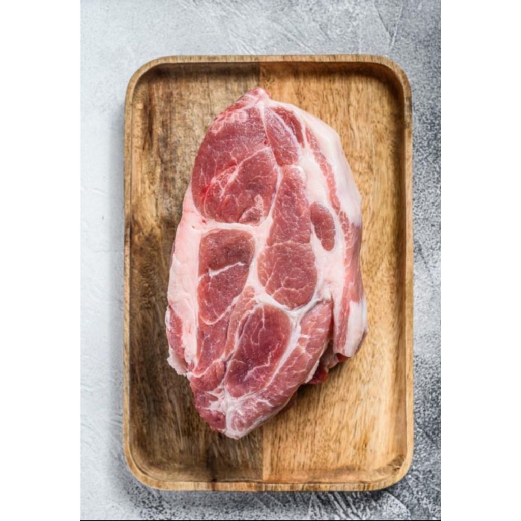 

Kapsim Kembang / Daging Babi Bagian Kapsim / Pork Shoulder- Berat 1Kg