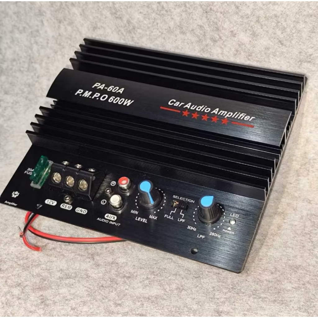 Power Mobil Subwoofer Mono Car Audio Amplifier Board Player Bass Subwoofer 600W