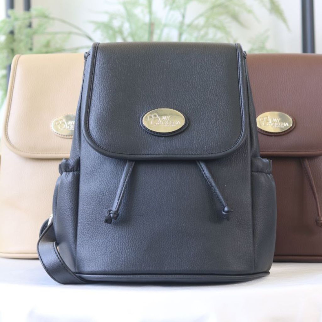 MY QEENA Tas Ransel Backpack Wanita LEONA Original By KIRANA STUFF