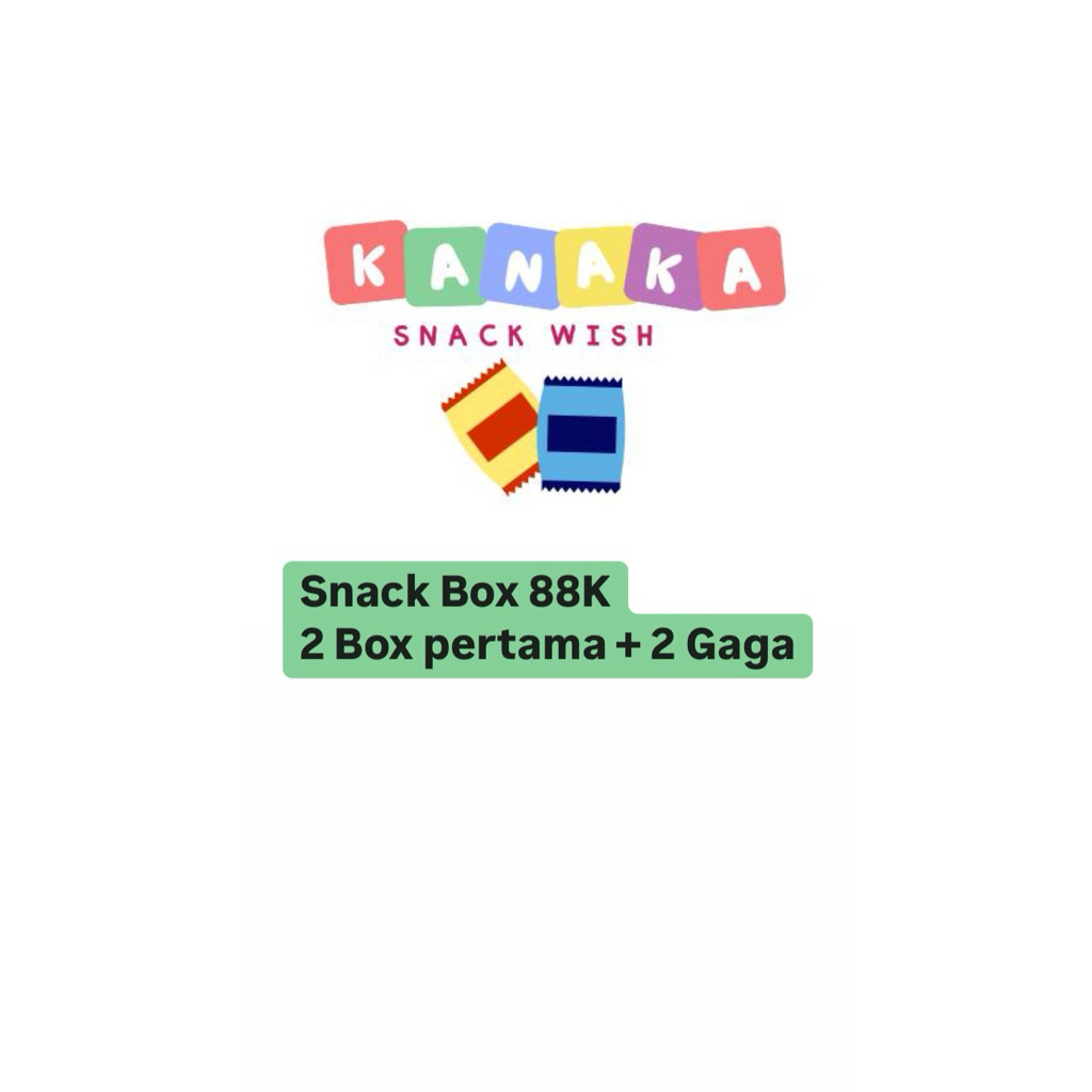 

wadistroalip Snack Box kanaka , 2 Box pertama + 2 Gaga
