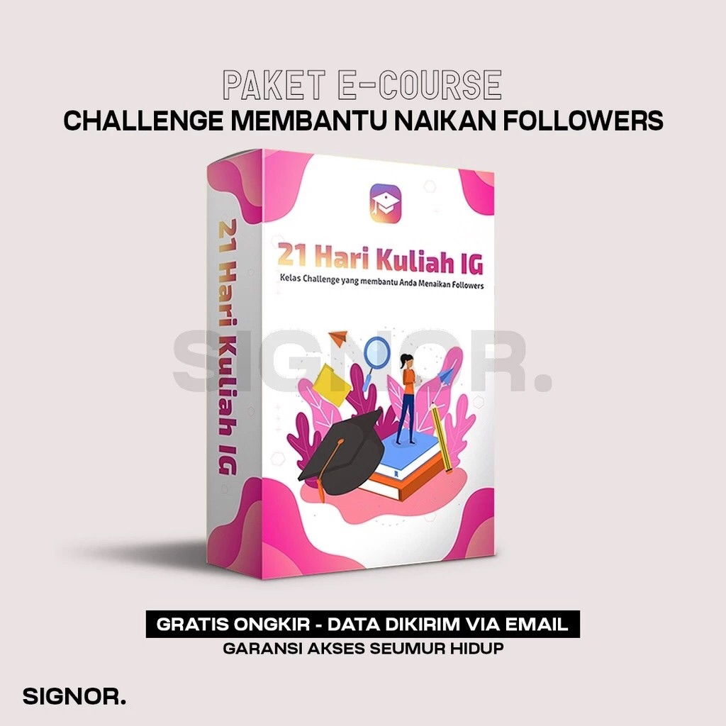 [K8200] Kelas 21 Hari Kuliah IG Lengkap- Challenge Membantu Naikan Followers