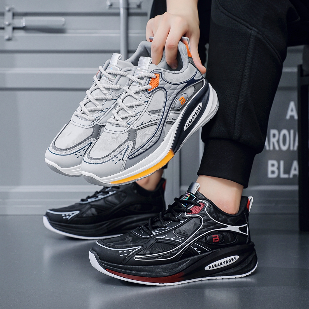 PANARYBODY Sepatu Pria Sneakers Terbaru Sepatu Pelajar Pekerja Nyaman Dipakai Fashionable Modis QNR3