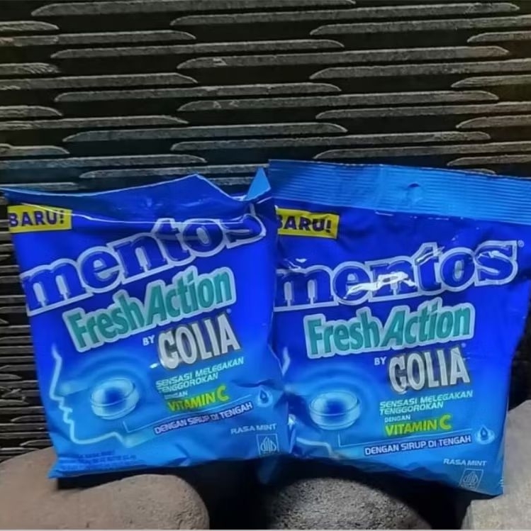 

paket 3 pack permen golia activ plus 1 pack isi 42 pcs