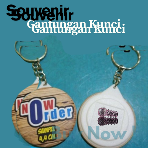 Grosir Ready Produk Souvenir Gantungan Kunci Biasa 1 Sisi - Jari JAri