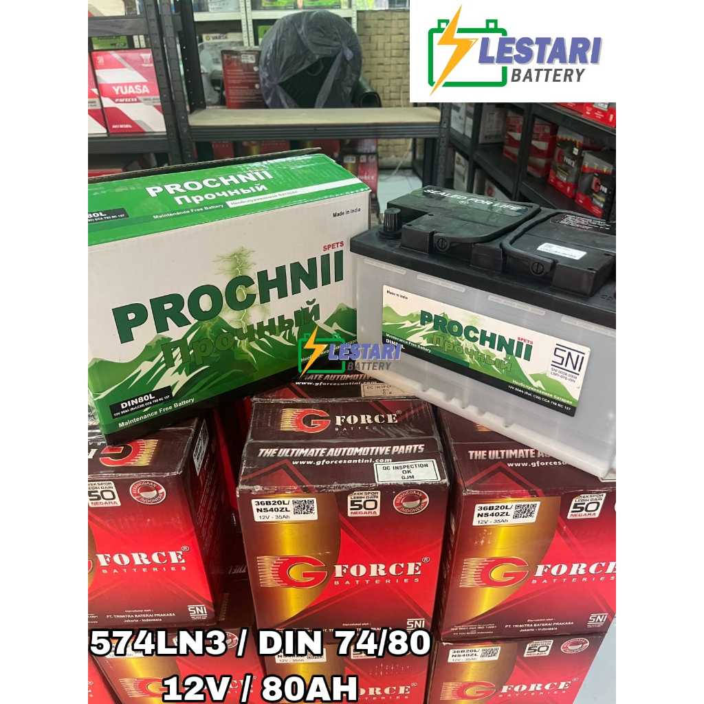 Aki Kering Prochnii 58024 LN4/ DIN80L/DIN 80L 58024LN4