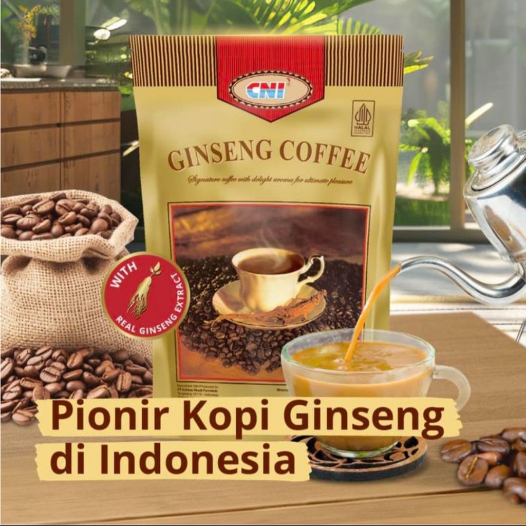 

CNI Ginseng Coffee isi 20 sachet