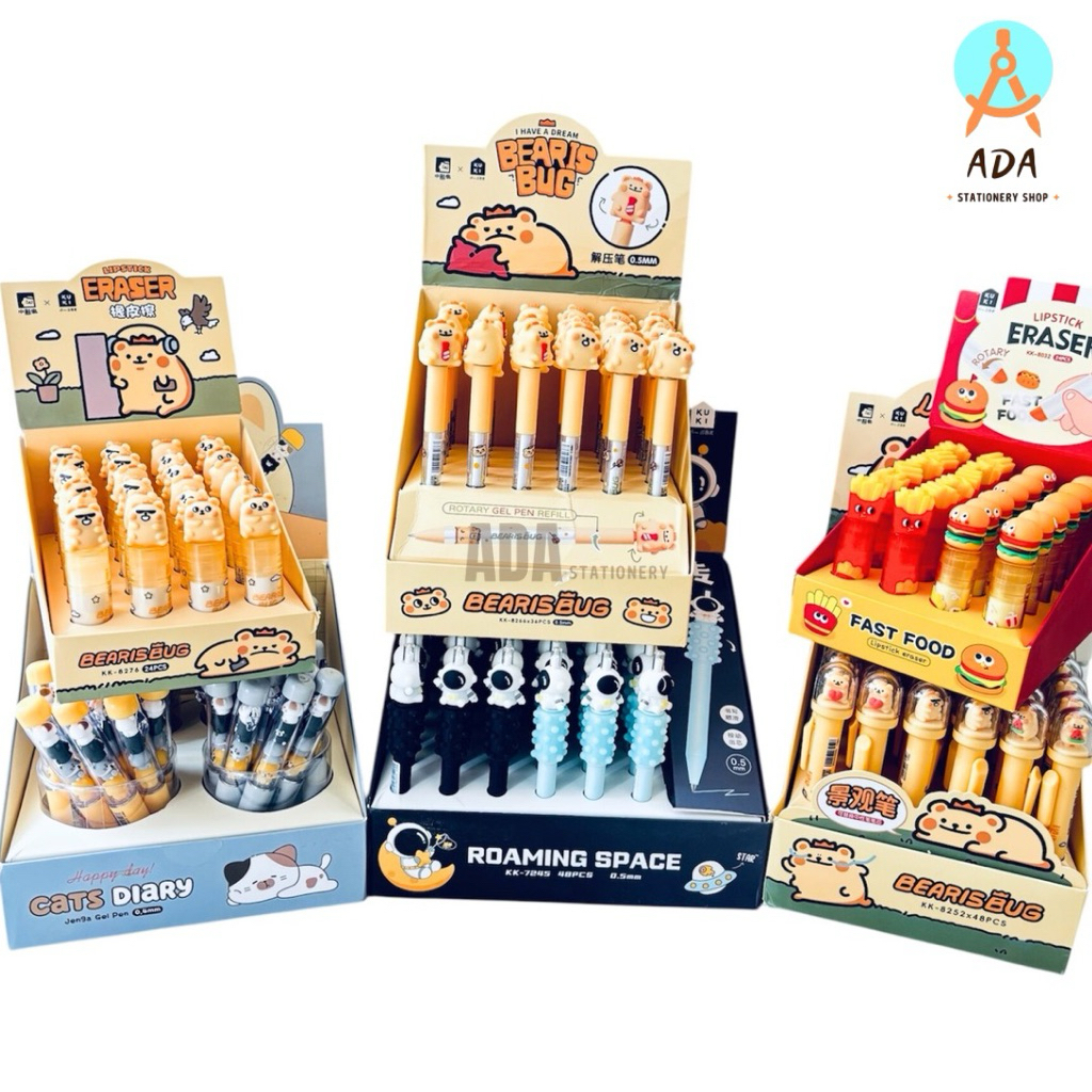 

1 BIJI PEN KUKI / BALLPOINT KUKI JENGA/ PULPEN LUCU ( KODE DI FOTO PRODUK)
