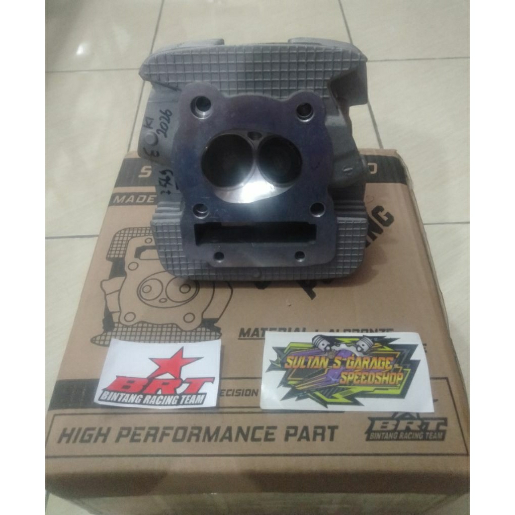 CYLINDER HEAD DEKSEL BRT KLX 150 34/29 + PORTING