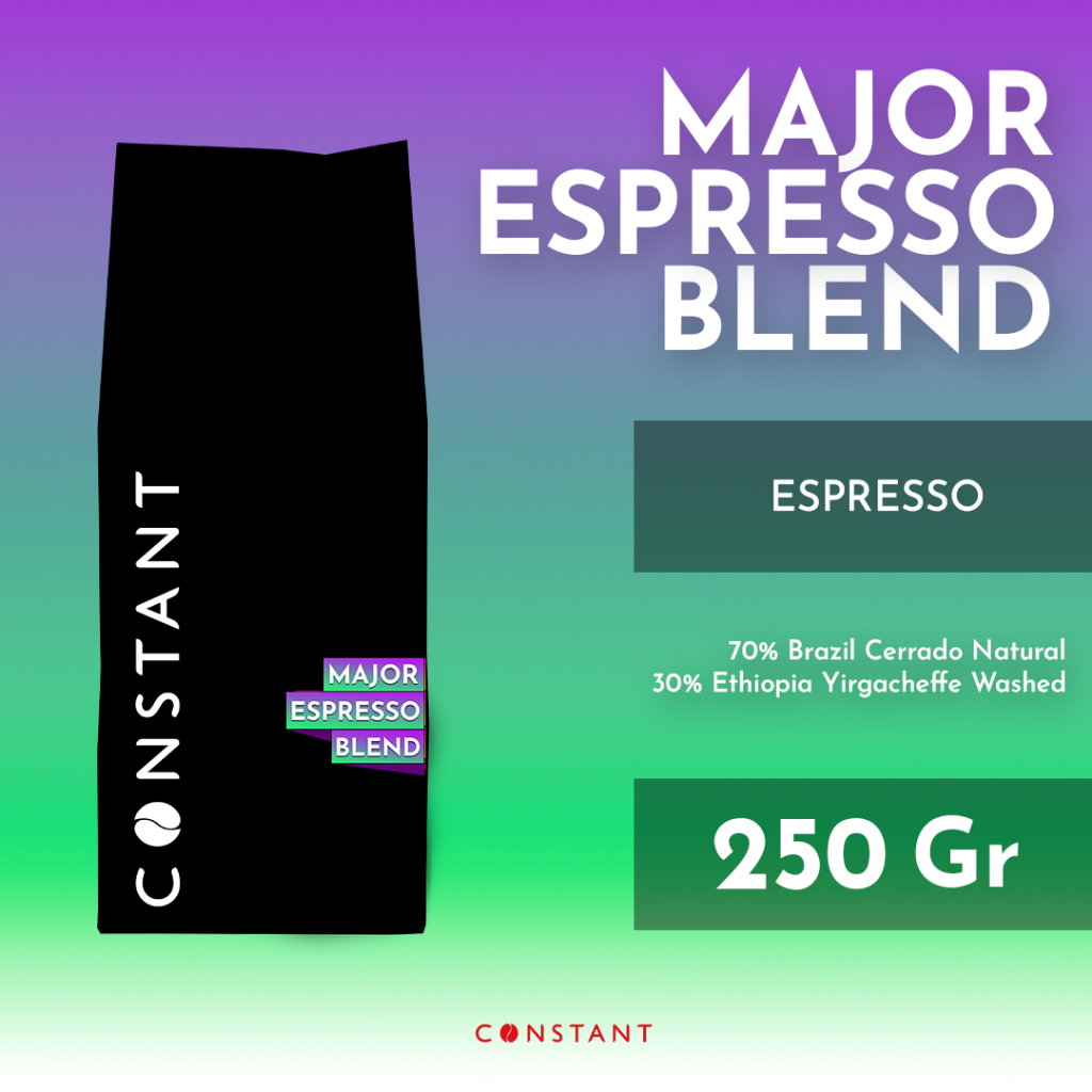 

Espresso 100% Arabica Blend - Major Espresso Blend 250 gram