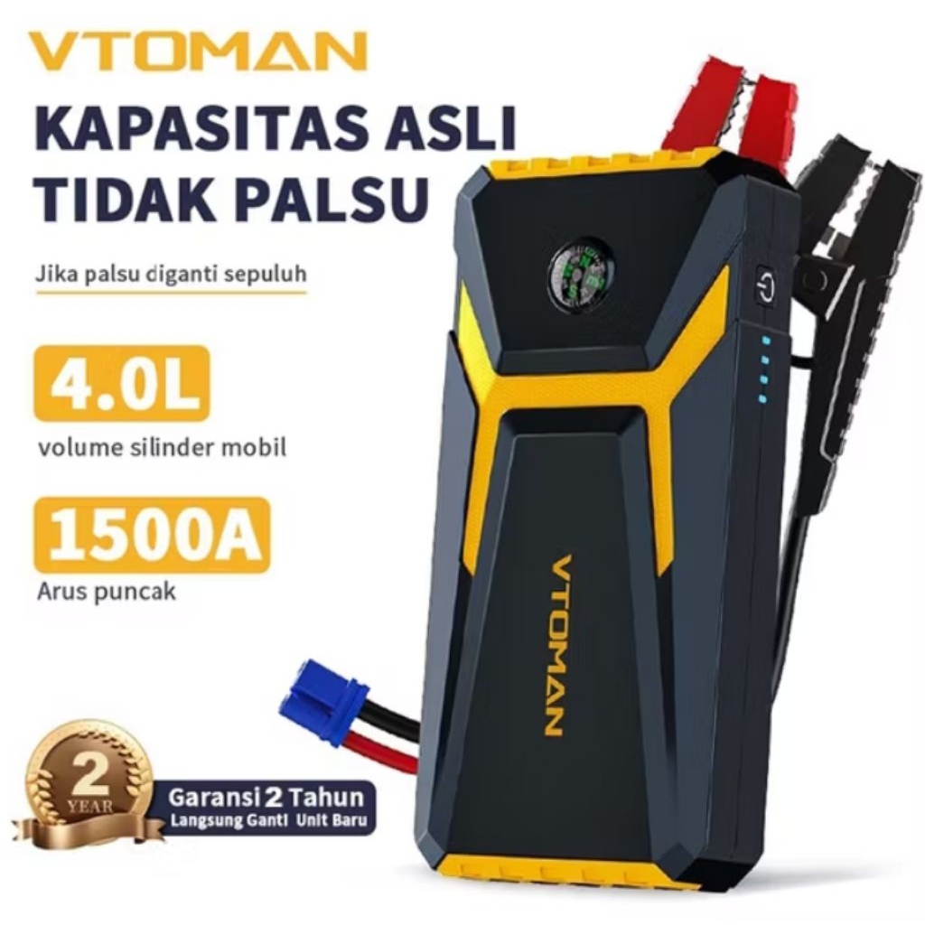 Jumper Aki Mobil VTOMAN V6 Pro 1500A