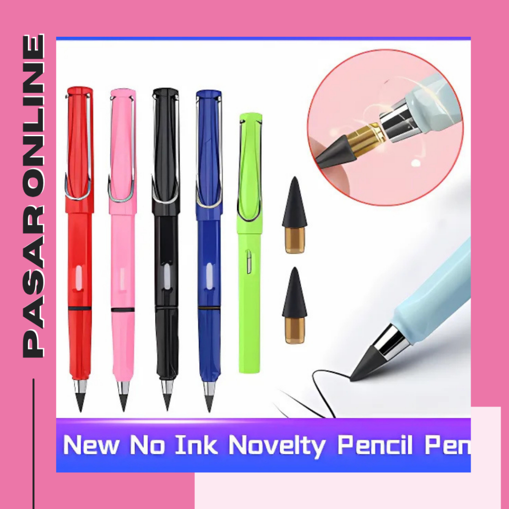

PN04 PENSIL ABADI + PENGHAPUS / PENSIL ETERNAL + ERASER / PENSIL TANPA BATAS / PENSIL TIDAK BISA HABIS Y1898