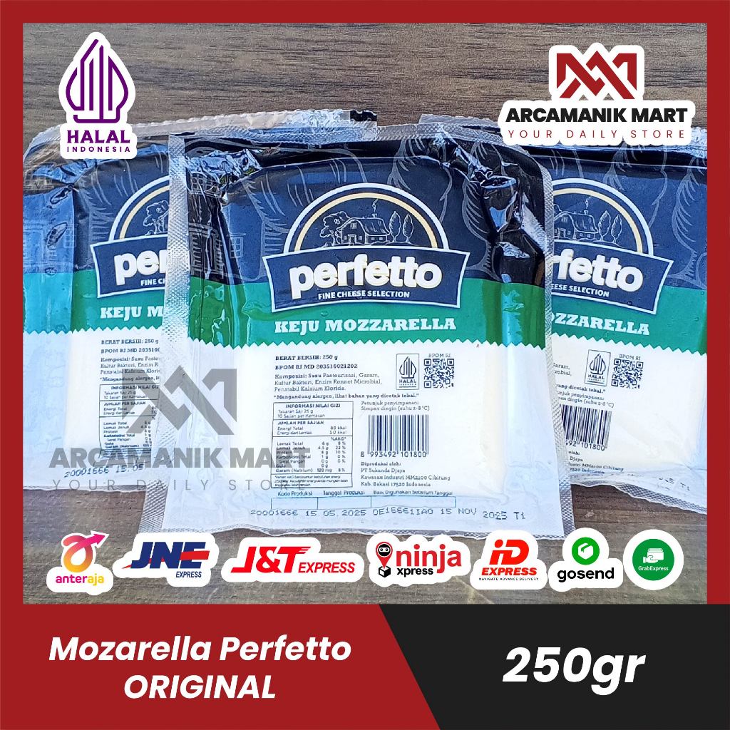 

Perfetto Keju Mozzarella 250gr Original – Keju Mozzarella Asli dengan Tekstur Creamy & Stretchy