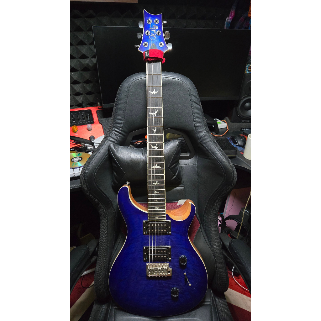 Gitar PRS Paul Reed Smith SE Custom Quilt 24 Faded Blue Limited Edition Second Bekas, sama sprti And