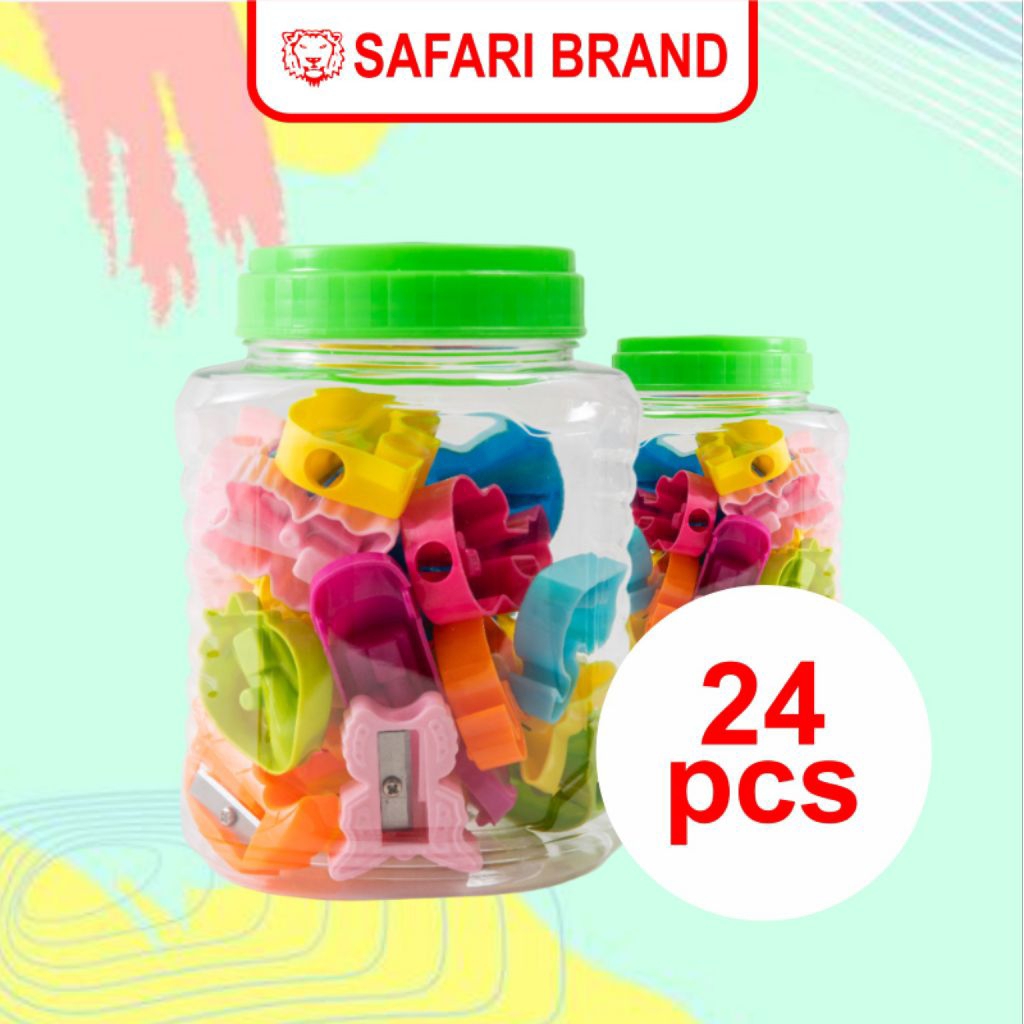

(RAUTAN TOPLES PACK) Rautan Orotan Peraut Ongotan Pensil Sharpener Mini Karakter Lucu