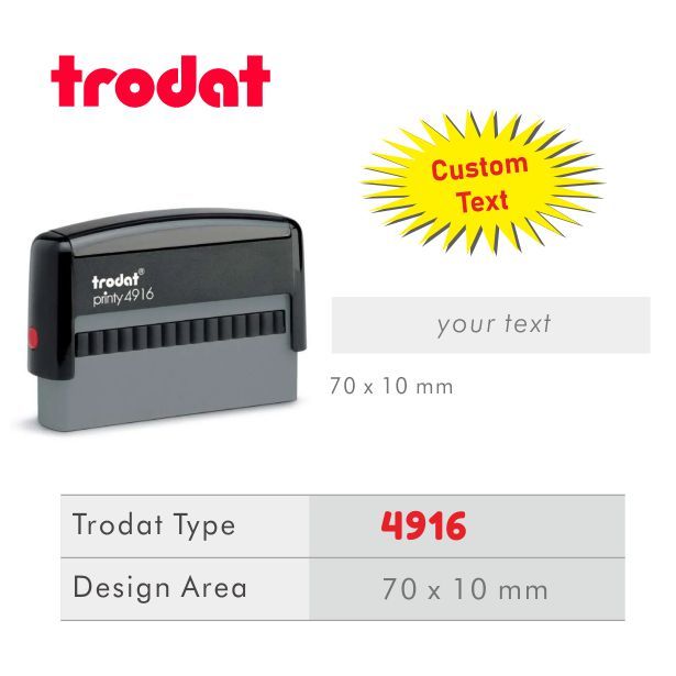 

Stempel Otomatis Printy 4916 / Custom Design