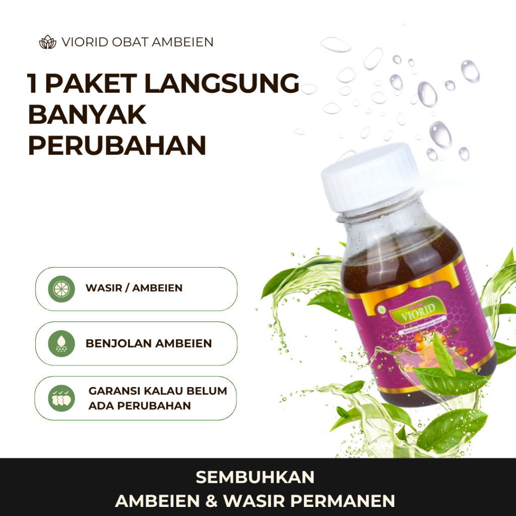 Dijamin Original Viorid Obat Ambeien Wasir Paling Ampuh Herbal Ambeyen Luar Dalam Stadium 1 2 3 4 Ce